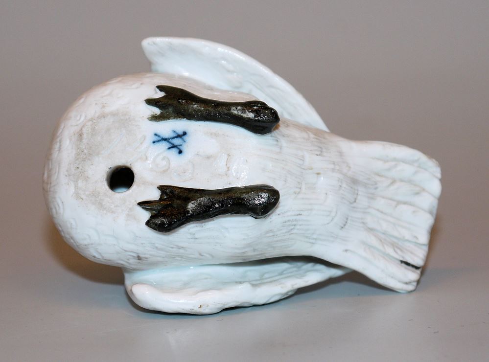 0861-Tierfigur weißer Schwan, Kgl. Meißen 19. Jh. – Bild 2