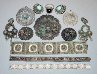 1000-Slg. osmanischer und türkischer Silberschmuck ab 1909