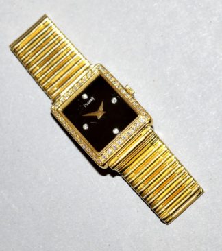 1004-Damenarmbanduhr von Piaget Schweiz, Gold mit Brillanten