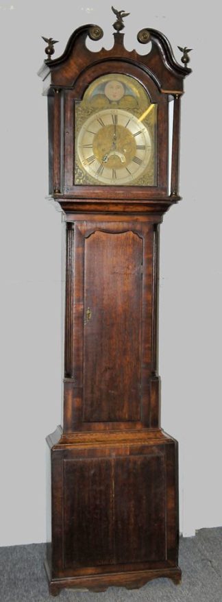1025-Standuhr von John Day aus Wakefield, England, Ende 18. Jh., für Bastler und Kenner