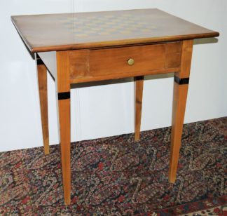 1032-Biedermeier-Schachtisch, 2. Zeit um 1900/20