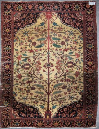 1049-Musealer antiker Orientteppich Saroukh-Feraghan, Persien, 18./19. Jh.