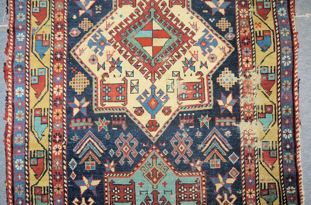 1050-Antiker Orient-Läufer Schirwan-Akstafa, Südrussland, Mitte 19. Jh., Ex-Sammlung Marschall – Bild 2
