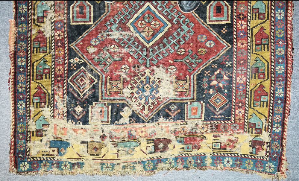 1050-Antiker Orient-Läufer Schirwan-Akstafa, Südrussland, Mitte 19. Jh., Ex-Sammlung Marschall – Bild 3