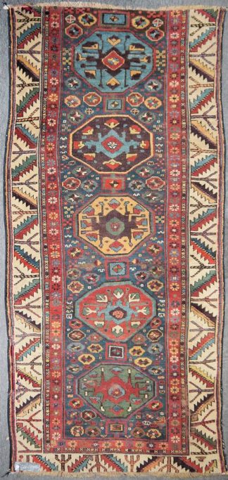 1052-Antiker Orient-Läufer Kasak, Südrussland, frühes 20. Jh.