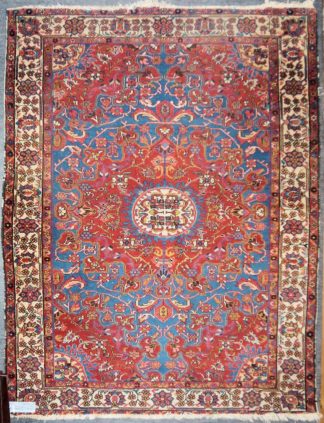 1053-Antiker Orientteppich Tafresch, Persien, um 1900/20
