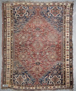 1054-Antiker Orientteppich Gaschgai, Persien, frühes 20. Jh.