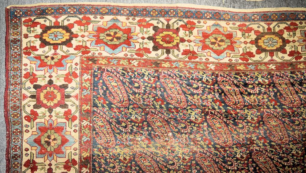 1057-Großer antiker Orientteppich Senneh oder Bidjar, Persien, frühes 20. Jh. – Bild 2