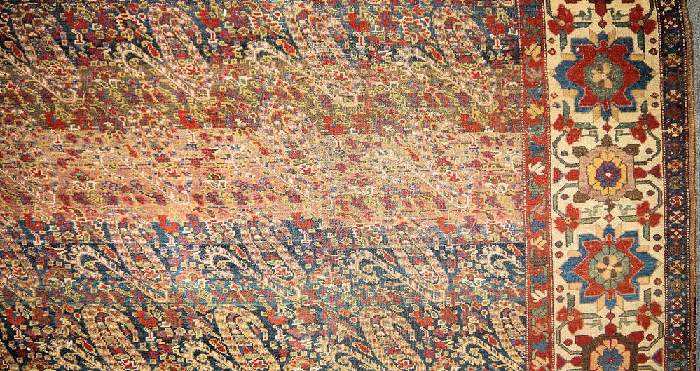 1057-Großer antiker Orientteppich Senneh oder Bidjar, Persien, frühes 20. Jh. – Bild 3