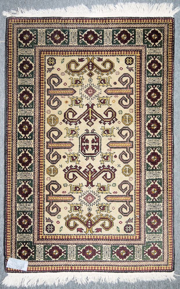 1059-Vier Orientbrücken Täbris, Isfahan, Persien und Schirwan-Perepedil, Südrussland, ca. 50-60 Jahre alt – Bild 2