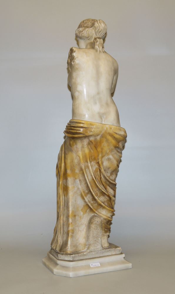 1069-Venus von Milo, Marmor-Replik, 19. Jh./ um 1900 – Bild 2