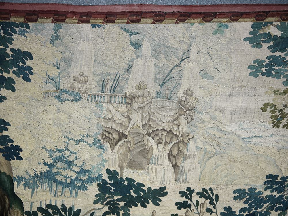 1095-Tapisserie mit bukolischer Tierszene, wohl Aubusson, Frankreich 18. Jh. – Bild 3