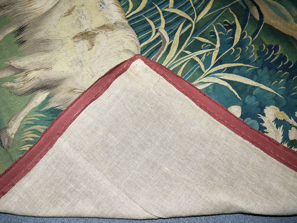 1095-Tapisserie mit bukolischer Tierszene, wohl Aubusson, Frankreich 18. Jh. – Bild 6