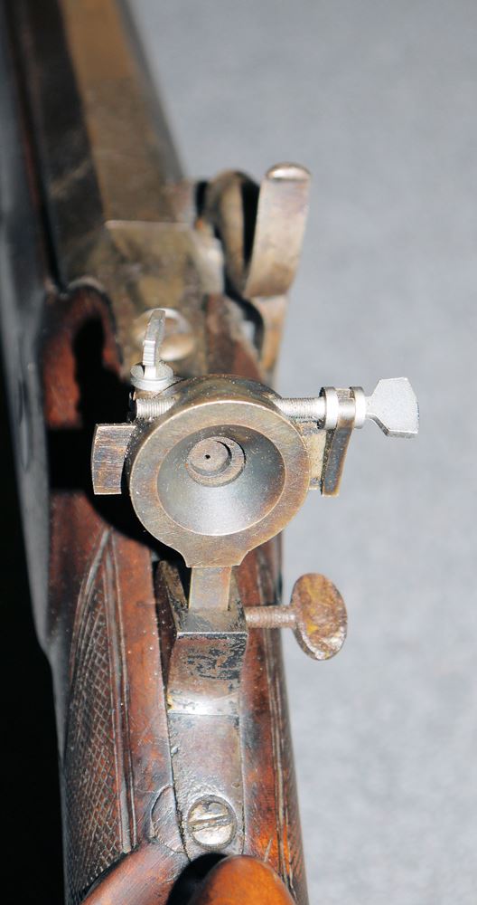 1126-Scheibenbüchse von Ph. Rheinberger, Neustadt, H(aardt) um 1870/80 – Bild 4