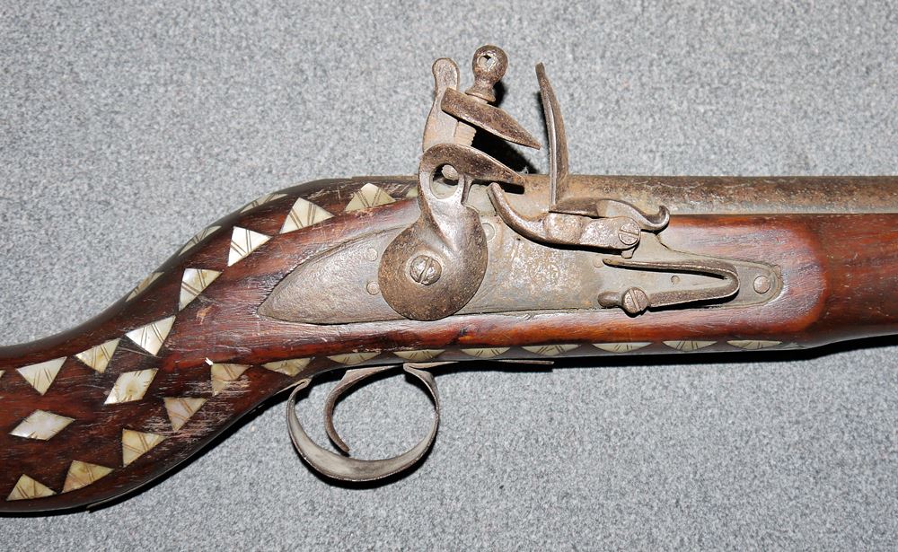 1130-Afghanischer „Blunderbuss“ um 1900 mit Pulverflasche – Bild 2