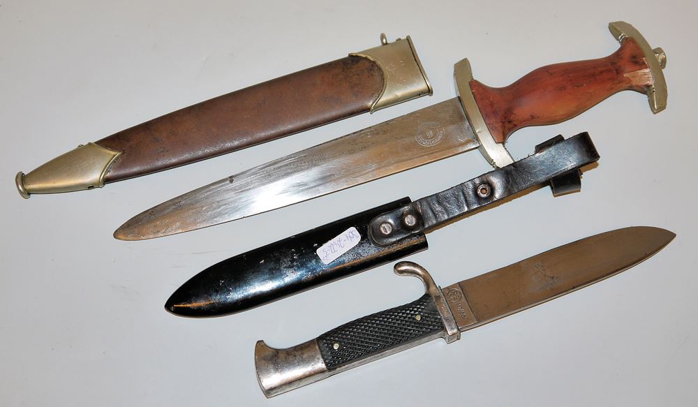 1153-HJ-Fahrtenmesser RZM M7/60 und SA-Dolch Pommern – Bild 2