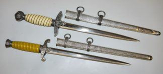 1156-Zwei Dolche, ältere Sammleranfertigung, WK II