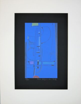 0003-Max Ackermann, Sphärisch, signierte Farbserigraphie von 1972