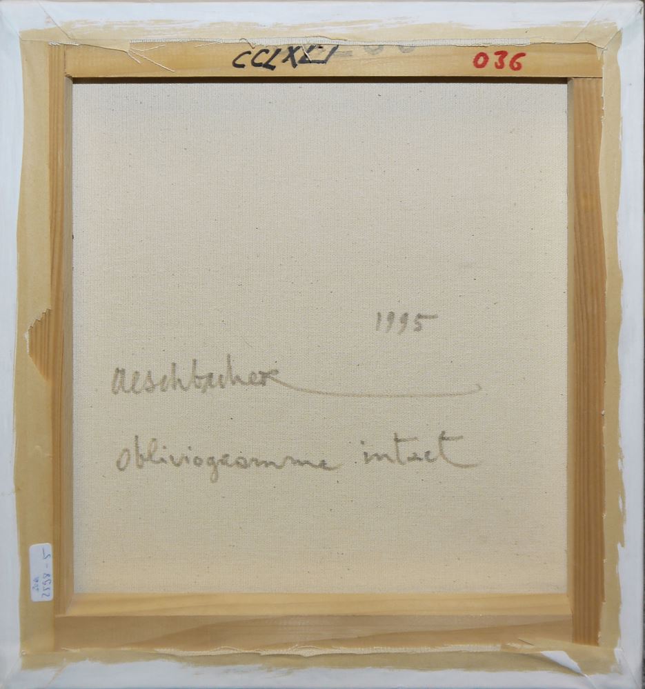 0006-Arthur Aeschbacher, "Obliviogramm intact", Mischtechnik/Collage von 1995 – Bild 2