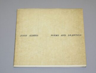 0009-Josef Albers, "Poems and Drawings", limitierte Erstausgabe von 1958 mit Widmung & Signatur von Josef Albers, Rarität