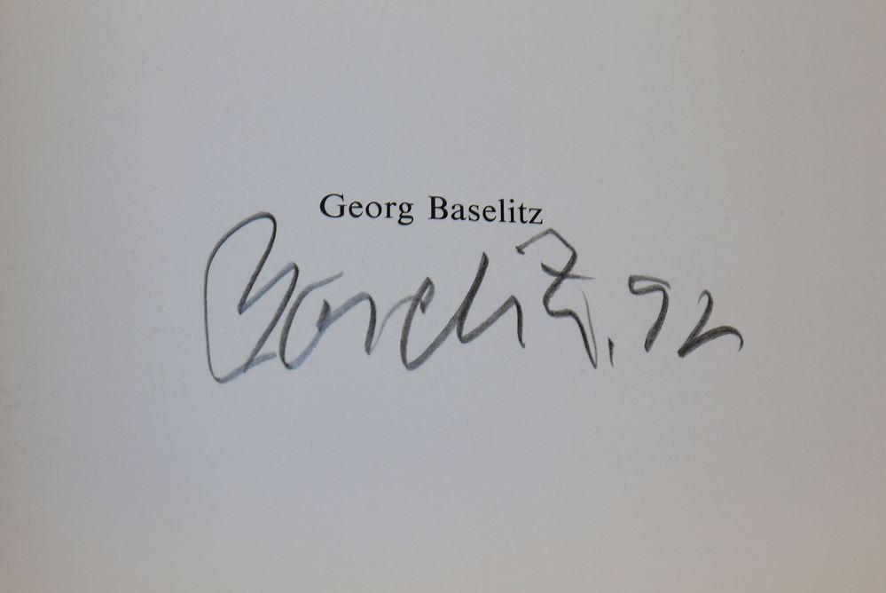 0032-Georg Baselitz, Bertelsmann Lexikon in 15 Bänden von 1992, Vorzugsausgabe, alle signiert – Bild 6