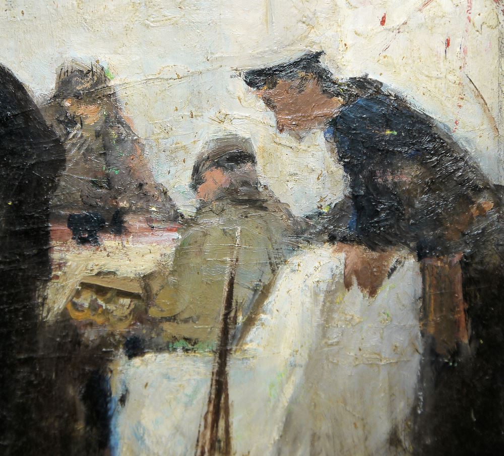 0062-Isaak Izrailovich Brodskij (Исаак Израилевич Бродский), Lenin mit seinen militärischen Beratern (Ленин с военными советниками), Ölgemälde um 1920 – Bild 3