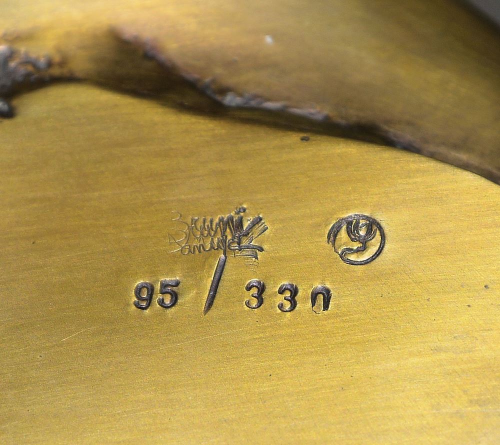 0064-Bruno Bruni, "L´Attesa", Bronzeplastik von 1999 - Image 2