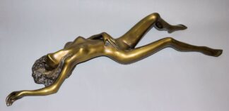 0064-Bruno Bruni, "L´Attesa", Bronzeplastik von 1999