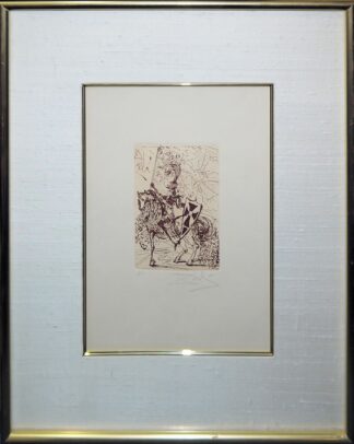 0084-Salvador Dali, "El Cid", sign. Radierung, edel gerahmt
