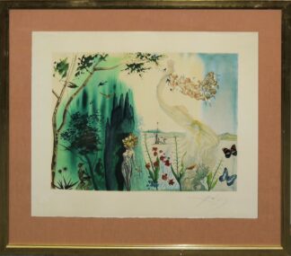 0088-Salvador Dalí, "Le Printemps" und "L'Hiver" aus der Serie "Die vier Jahreszeiten", 2 signierte Farblithographien, gerahmt