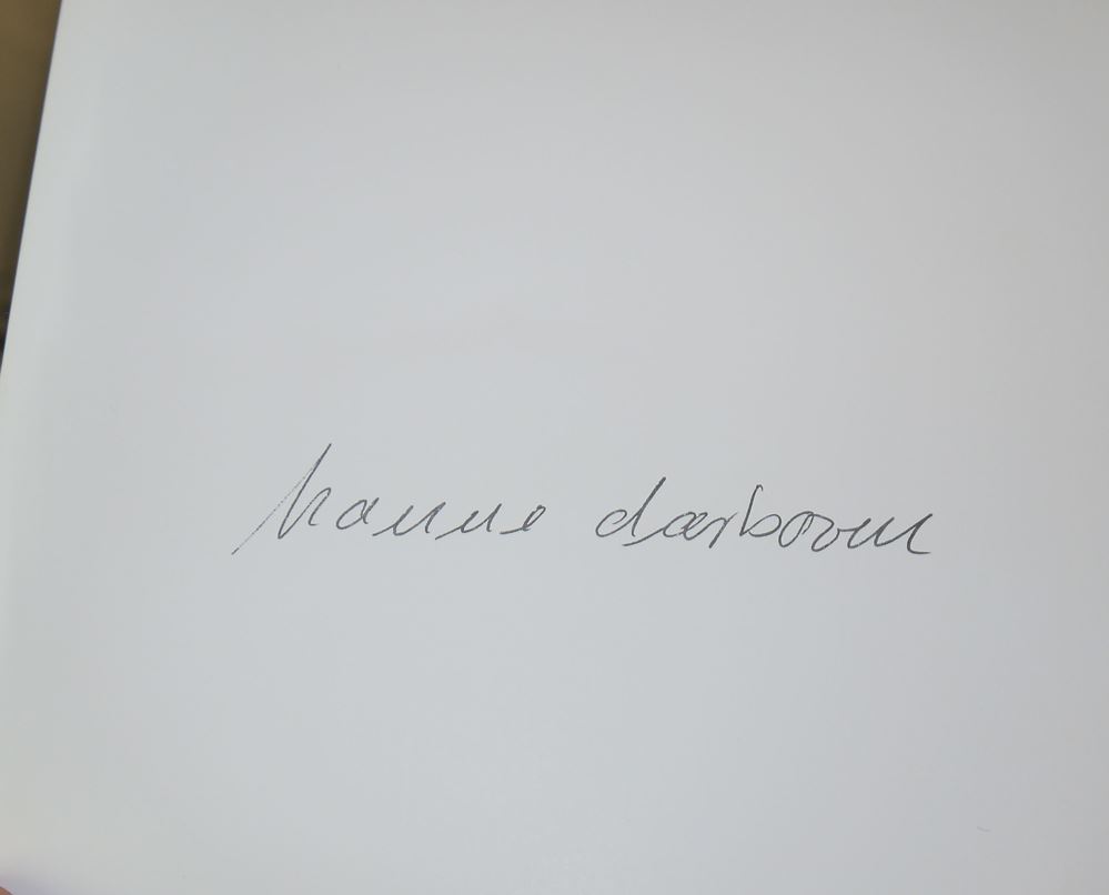 0094-Hanne Darboven, Aufzeichnungen und Kalenderblatt, 5 signierte Farboffsetlithographien – Bild 2