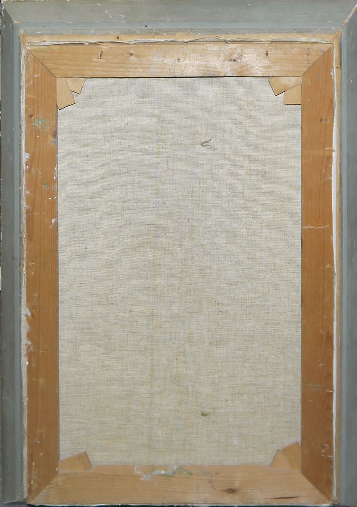 0114-Dorn, 3 expressionistische Ölgemälde der 1950/60er Jahre, alle gerahmt – Bild 4