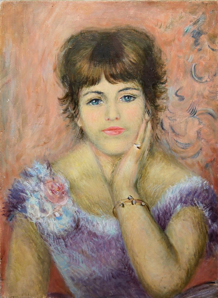 0124-11 meisterhafte Kopien der Klassischen Moderne aus der Ermitage St.Petersburg (Эрмитаж, Санкт-Петербург), 11 Ölgemälde, Nachlass der " Galerie Russia", Mannheim – Bild 15