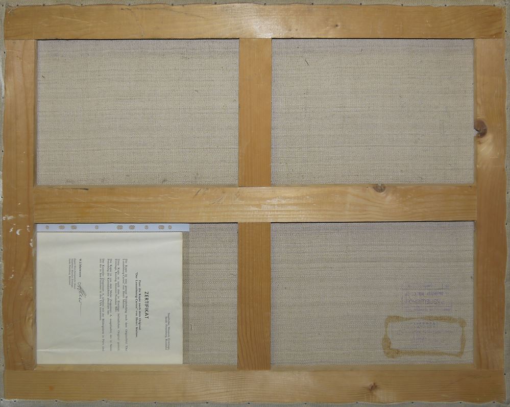 0124-11 meisterhafte Kopien der Klassischen Moderne aus der Ermitage St.Petersburg (Эрмитаж, Санкт-Петербург), 11 Ölgemälde, Nachlass der " Galerie Russia", Mannheim – Bild 8