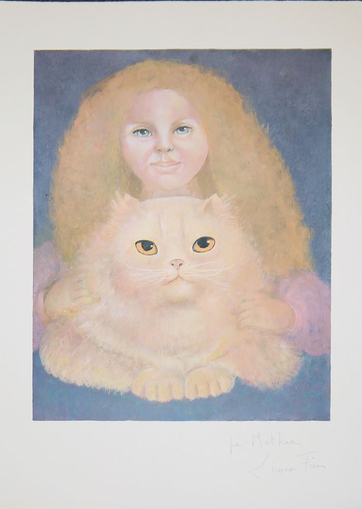0136-Leonor Fini, Frauenporträts, 4 signierte Farblithographien – Bild 3