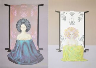0136-Leonor Fini, Frauenporträts, 4 signierte Farblithographien