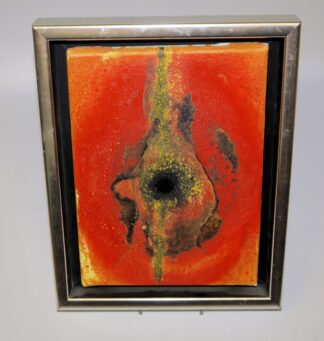 0137-Anonymer Künstler, Flamme, Ölgemälde, gerahmt
