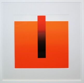 0155-Rupprecht Geiger, aus: All die roten Farben, was da alles rot ist, ein sehr rotes Buch, Hundertbuch III, signierte Farbserigraphie von 1981, gerahmt