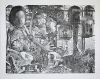 0167-Polnische Kunst: Jan Gora, Slawomir Grabowy und Grzegorz Napierala, Piotr A. Wiatrak, 7 signierte Druckgraphiken