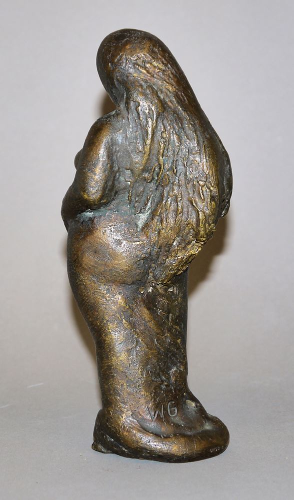 0176-Waldemar Grzimek, Üppiger Frauenakt im Hüfttuch, Bronzeplastik - Image 2