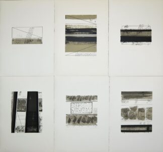 0179-Otto Herbert Hajek, 8 Farbserigraphien aus "Briefe von Otto Herbert Hajek in Serigrafie", signiert
