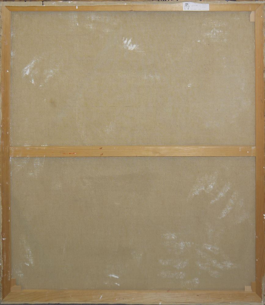0185-Fritz Harnest, Expressive Farbflächenmalerei, großes Ölgemälde um 1970 - Image 2