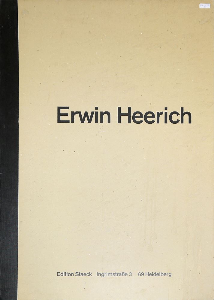 0192-Erwin Heerich, Klaus Staeck- Mappe "Ohne Titel" von 1975 mit 6 sign. "konkreten" Lithographien sowie ein sign. Einzelblatt aus der Werkreihe "Isometrien", 1960er Jahre - Image 5
