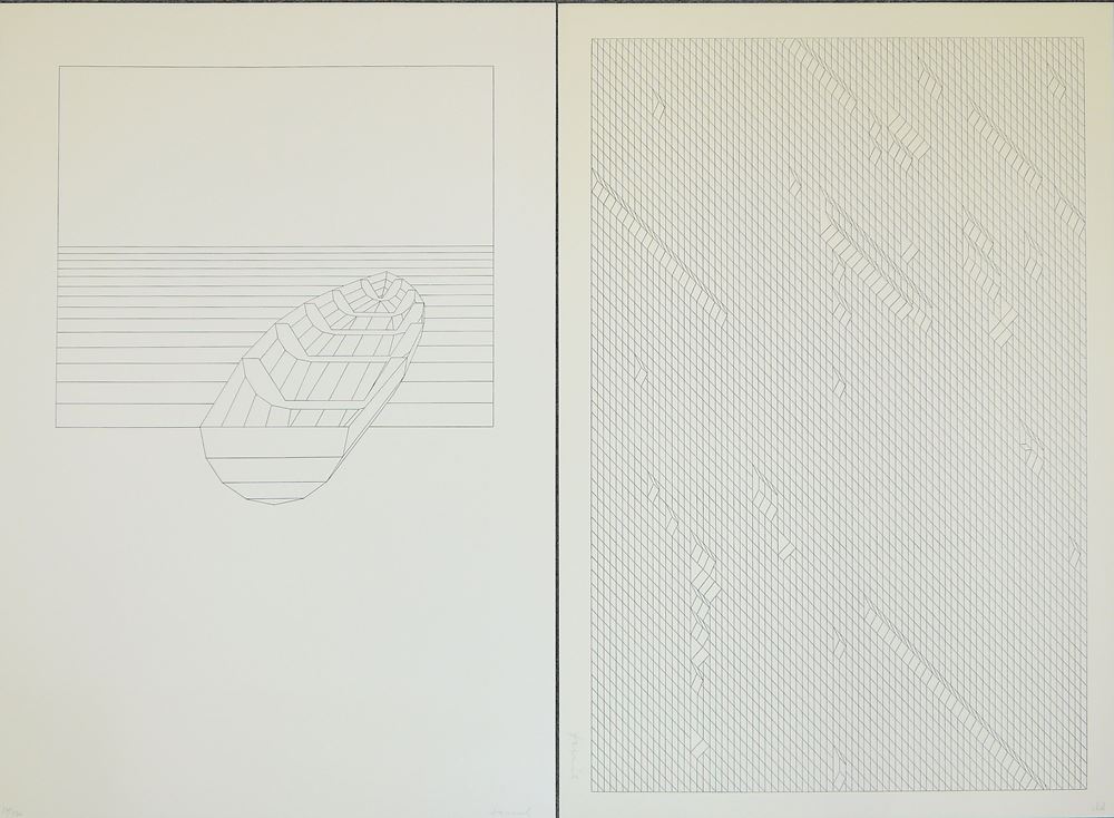 0193-Erwin Heerich, Abstrakte Kompositionen, 3 signierte Serigrphien - Image 2