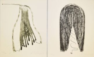 0199-Gerhard Hoehme, Ohne Titel, 2 signierte Radierungen von 1985