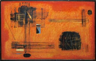 0221-Horst Egon Kalinowski, "Le Chemin De Damas", Ölgemälde, Paris 1955