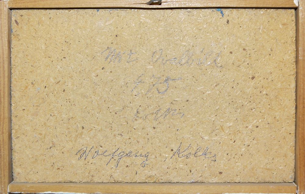 0263-Wolfgang Kolks, "Seegefecht" und "Mit Ovalbild", 2 Ölgemälde – Bild 4