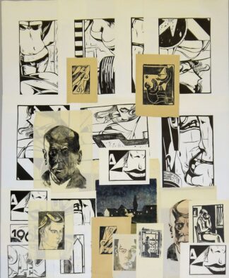 0266-Fritz Köthe, Pop Art, über 35 Linolschnitte der 1960er Jahre