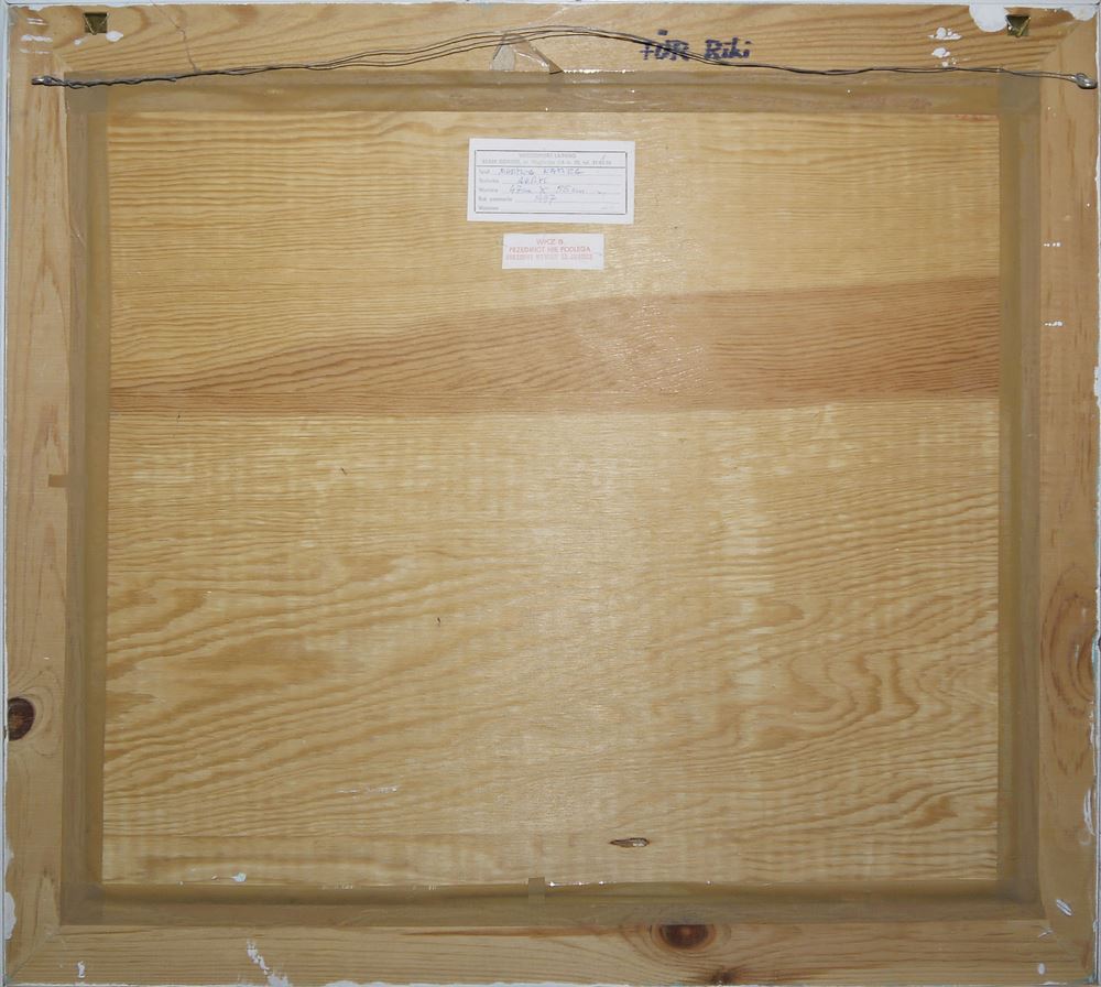 0270-Wlodzimierz Lajming, "Martwa natura", signiertes Acrylgemälde von 1997, gerahmt – Bild 3