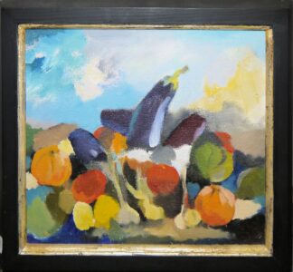 0282-Werner Lichtner-Aix, "Nature morte", Ölgemälde von 1974, gerahmt